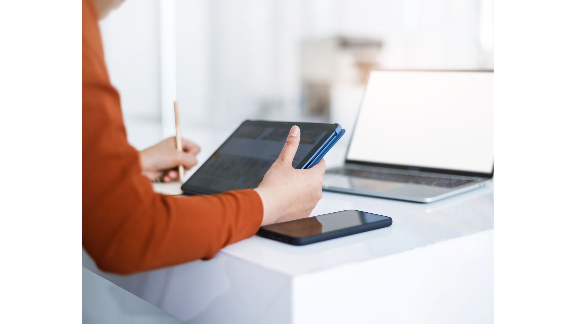 Provider using a mobile device