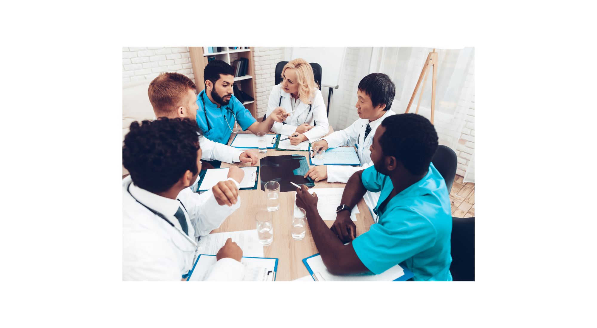Group of Clinicians at a conference table