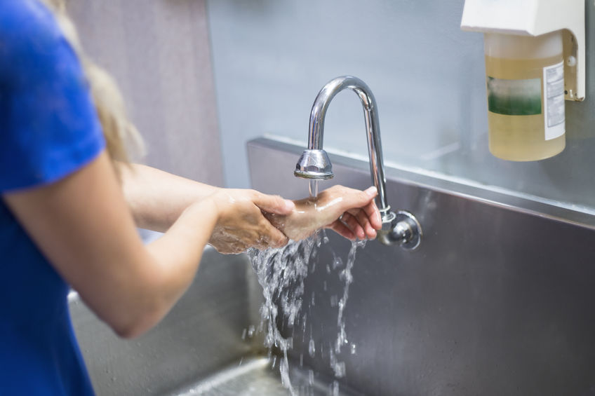 Wash hands