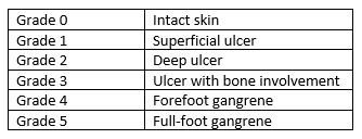 Wound Grading Chart