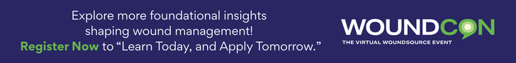 Call to action to register for WoundCon