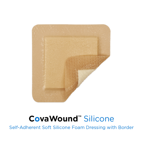 CovaWound™ Silicone (Self-Adherent Soft Silicone Foam Dressing with Border)