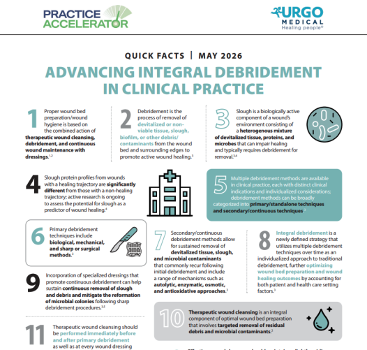 Quick Facts: Advancing Integral Debridement in Clinical Practice