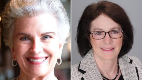 Pamela Scarborough and Catherine Milne