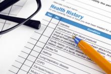 patient comorbidities in health history